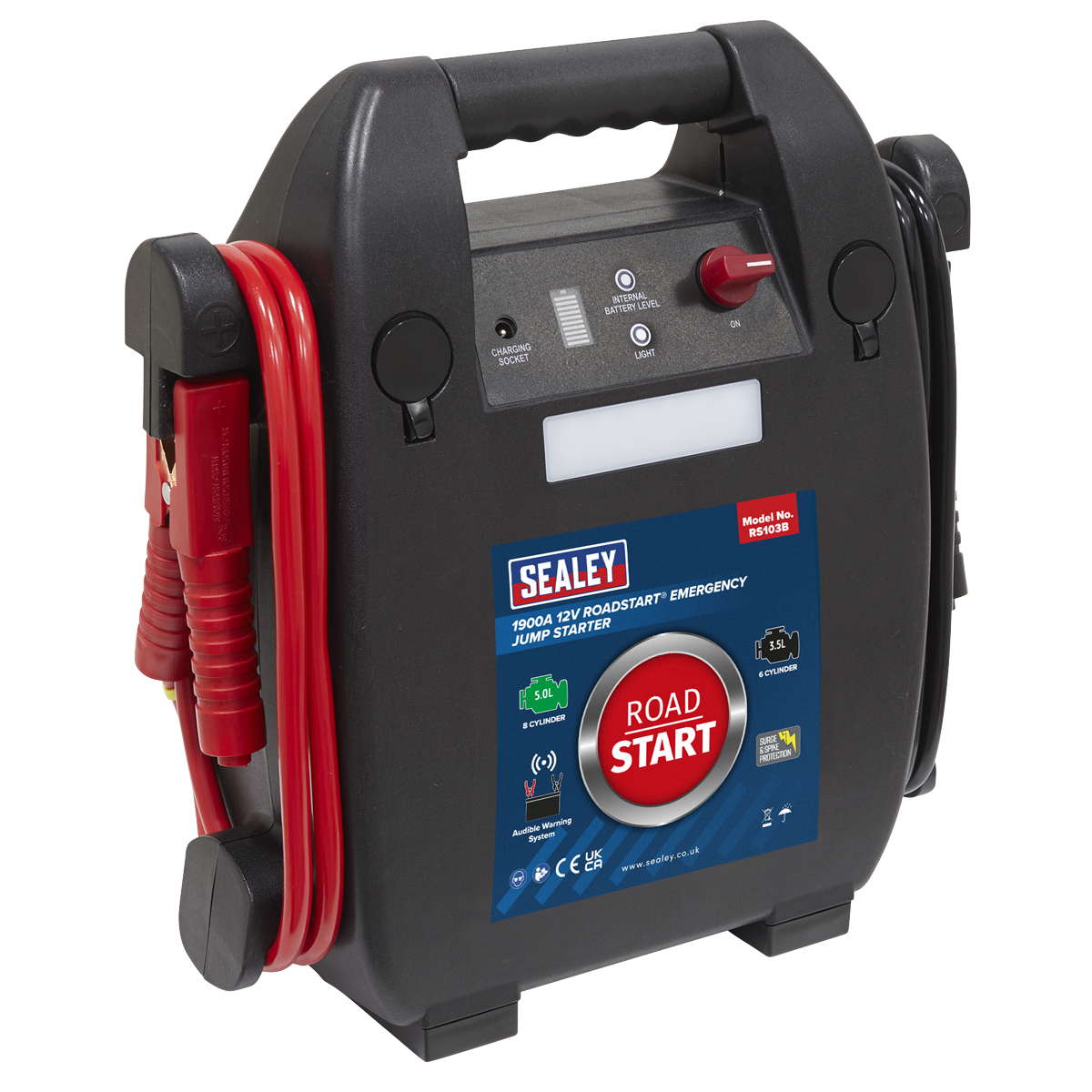 Sealey 1900A 12V RoadStart® Emergency Jump Starter RS103B