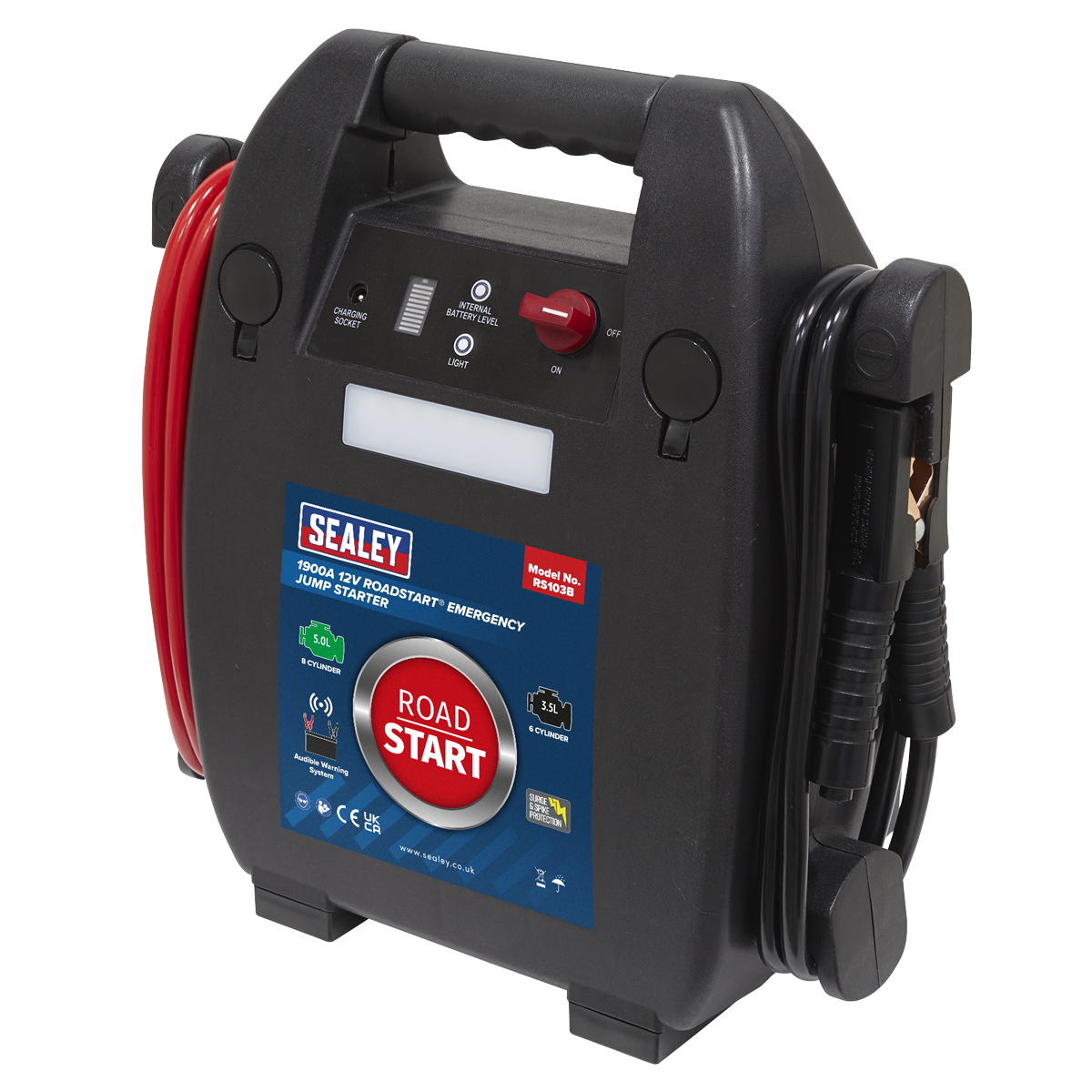 Sealey 1900A 12V RoadStart® Emergency Jump Starter RS103B