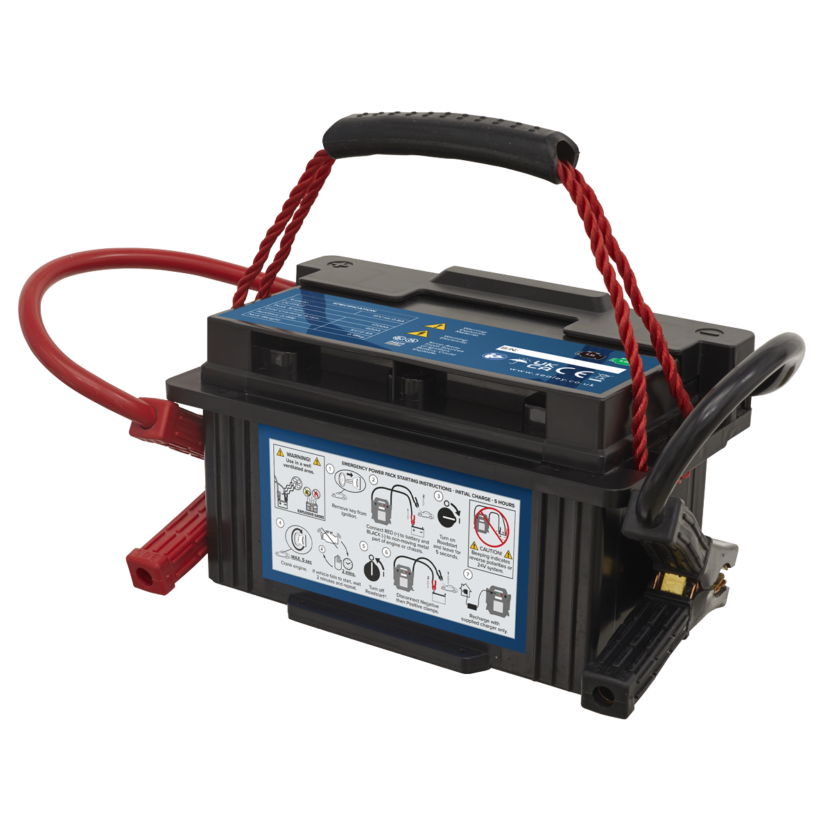 Sealey 1700A 12V RoadStart® Compact Jump Starter RS103C