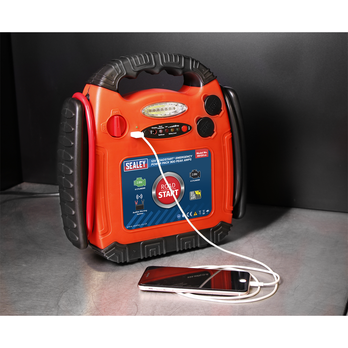 Sealey 900A 12V RoadStart® Emergency Jump Starter RS131