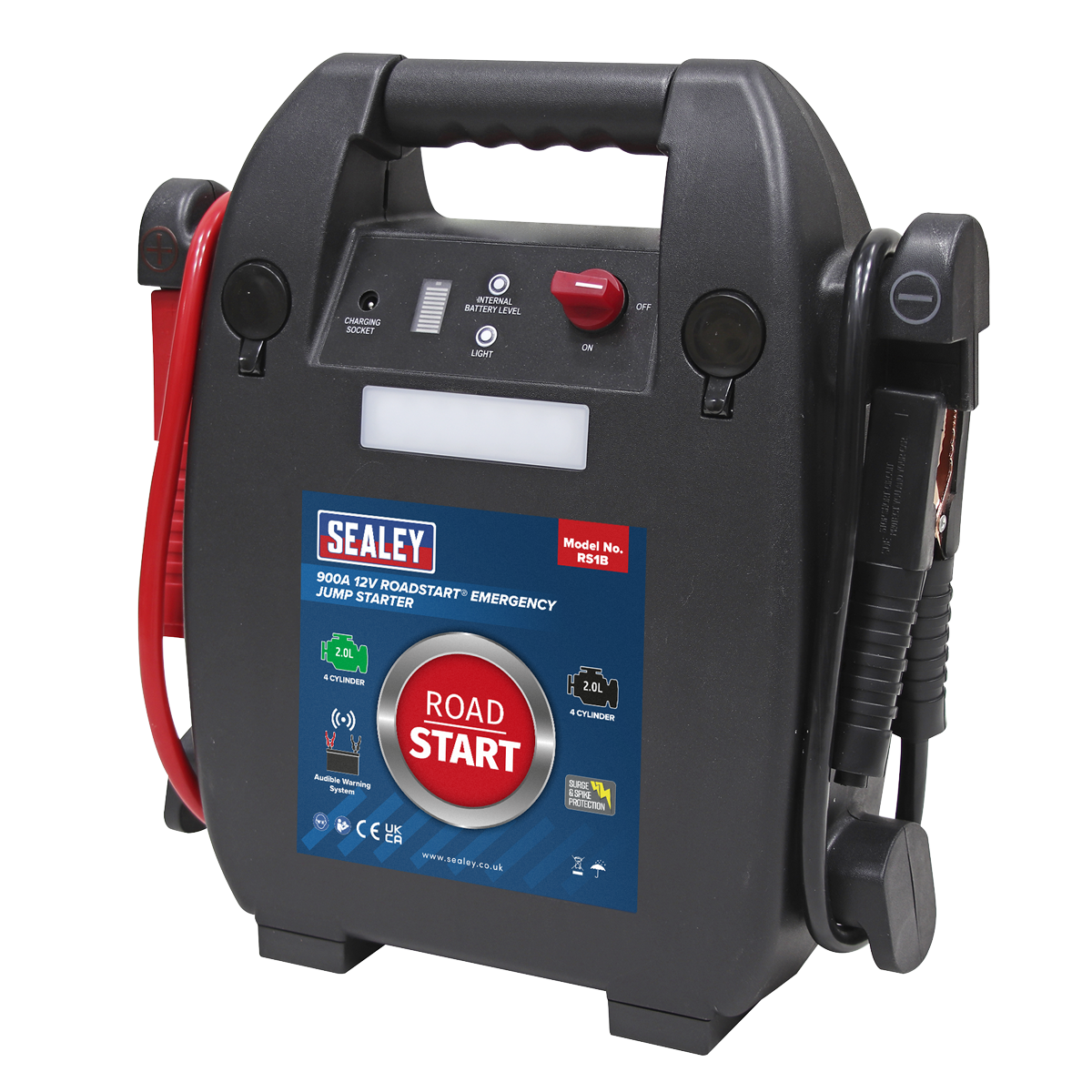 Sealey 900A 12V RoadStart® Emergency Jump Starter RS1B