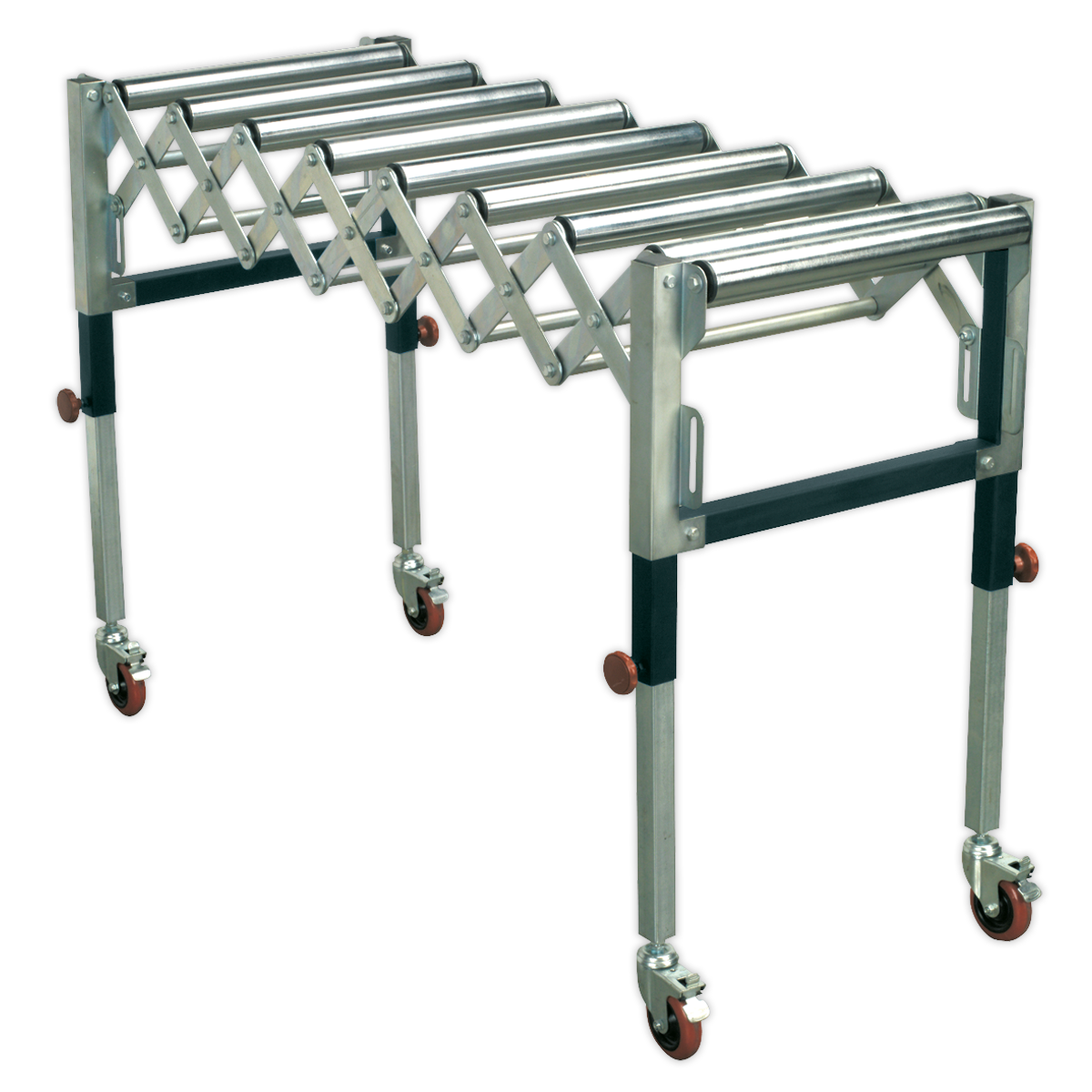 Sealey 450-1300mm Adjustable Roller Stand - 130kg Capacity RS911F