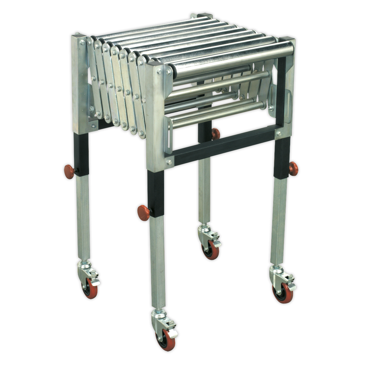 Sealey 450-1300mm Adjustable Roller Stand - 130kg Capacity RS911F