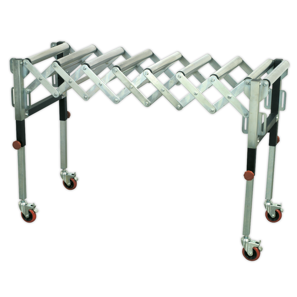 Sealey 450-1300mm Adjustable Roller Stand - 130kg Capacity RS911F
