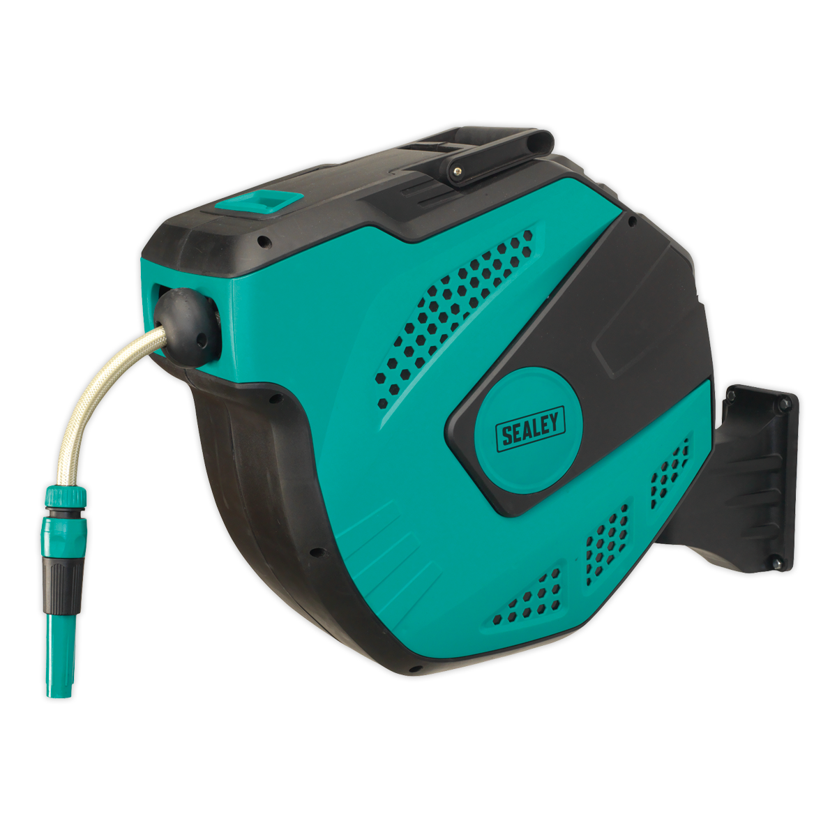 Sealey 20m Auto-Rewind Control Garden Hose Reel RWH20