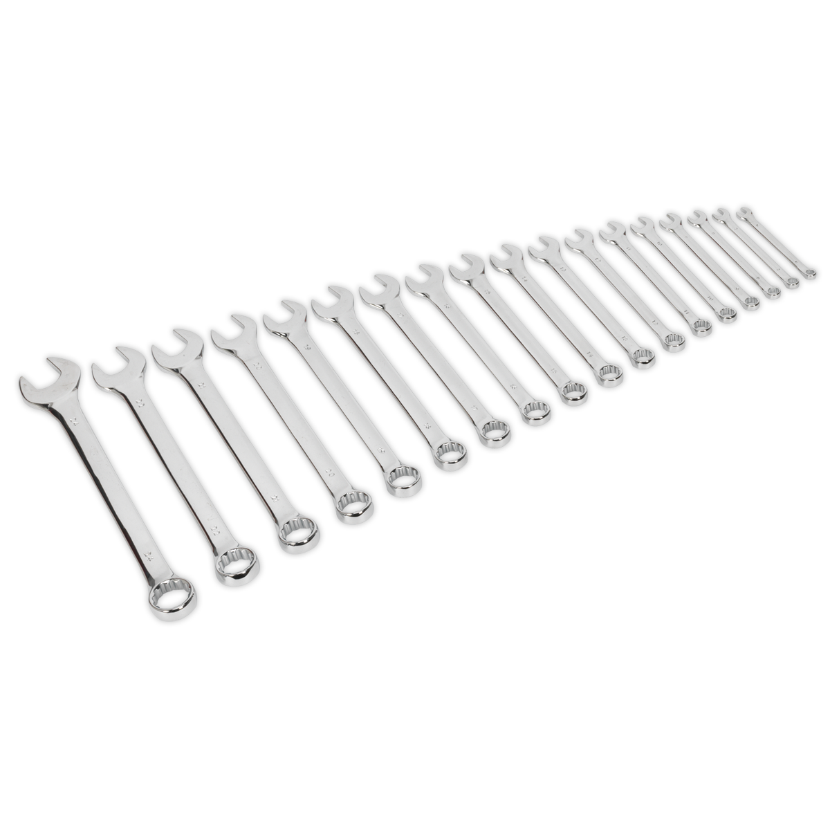 Sealey 18pc Combination Spanner Set S01052