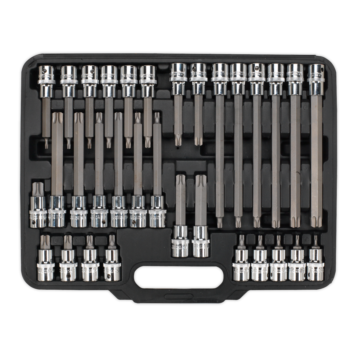 Sealey 32pc 1/2"Sq Drive TRX-Star* Socket Bit Set S01076