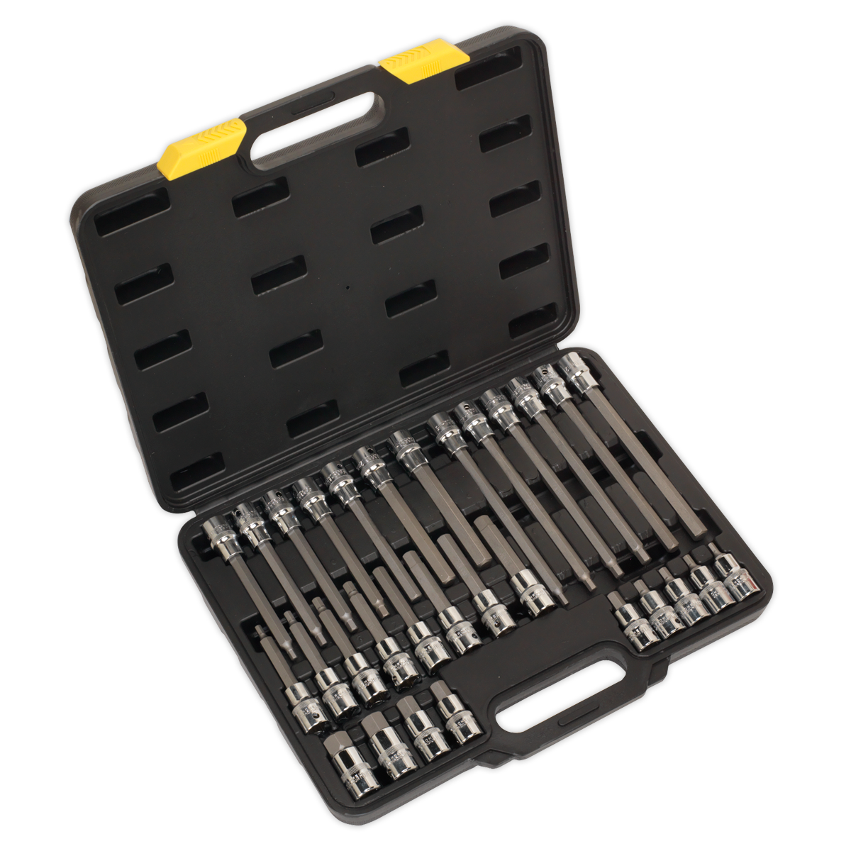 Sealey 30pc 1/2"Sq Drive Hex Socket Bit Set S01077