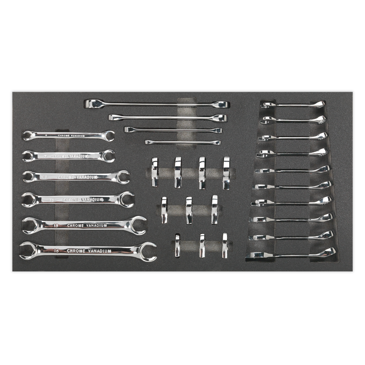 Sealey 30pc Specialised Spanner Set with Tool Tray S01125