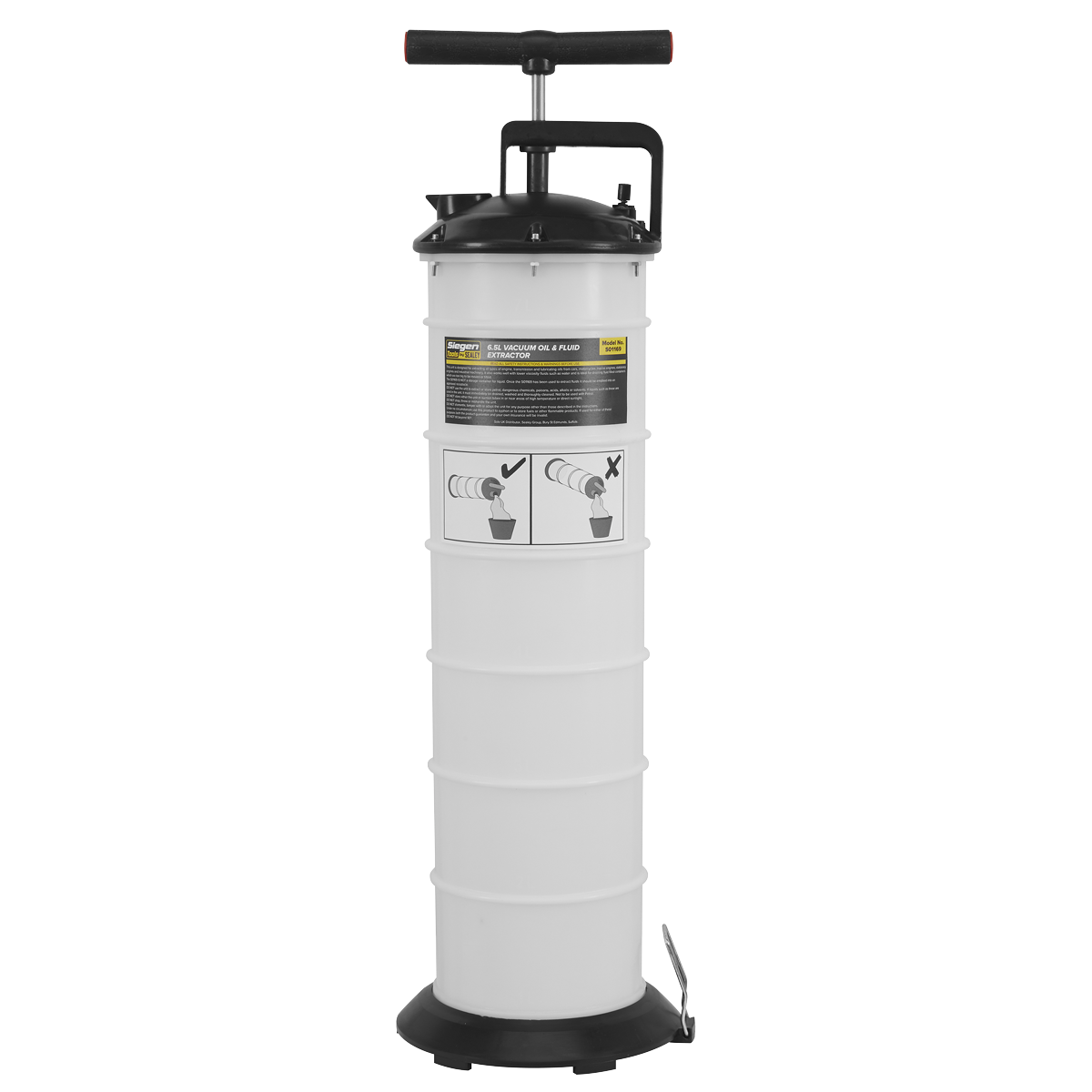 Sealey 6.5L Manual Vacuum Oil & Fluid Extractor S01169