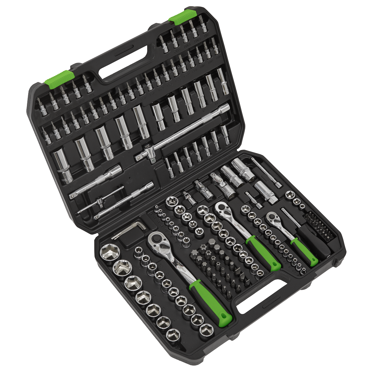 Sealey 171pc 1/4", 3/8" & 1/2"Sq Drive Socket Set S01211