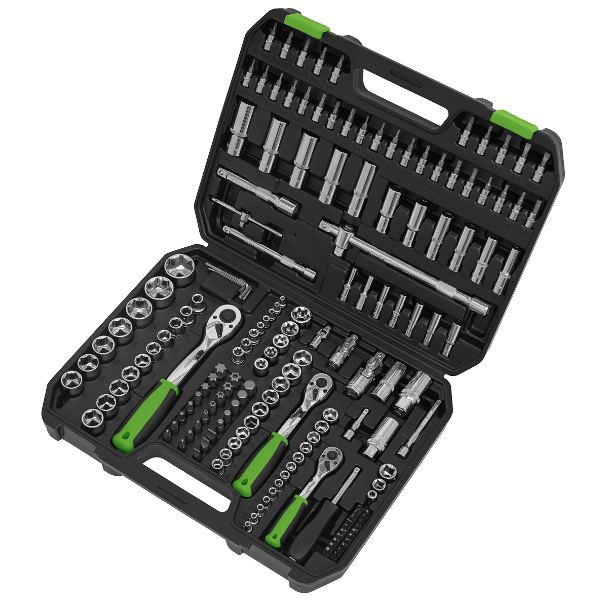 Sealey 171pc 1/4", 3/8" & 1/2"Sq Drive Socket Set S01211