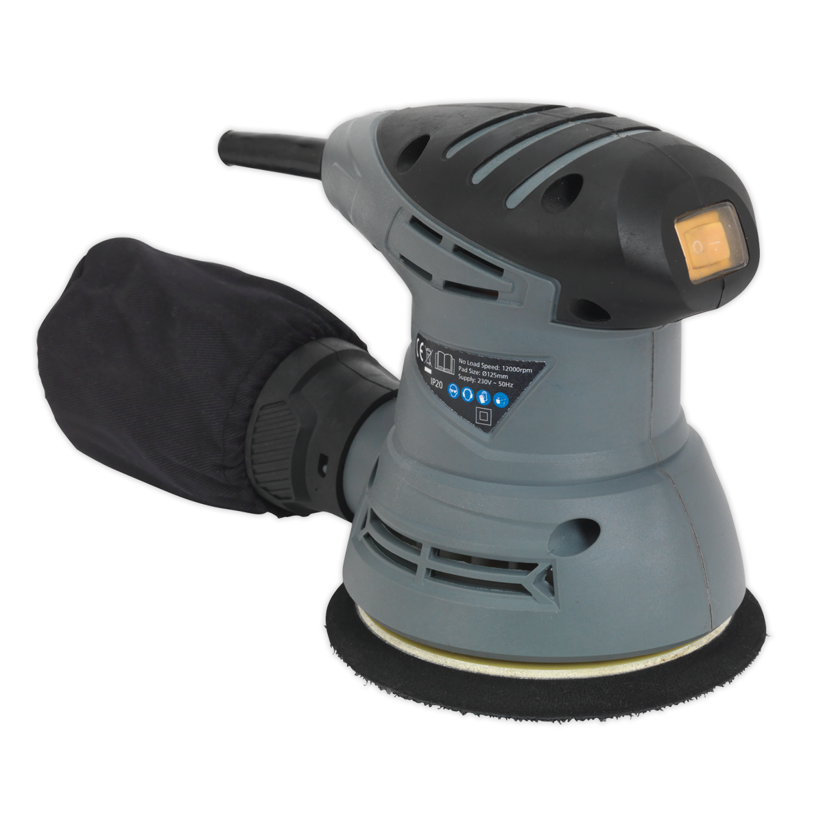 Sealey Ø125mm Dual Action Palm Sander 240W S0125