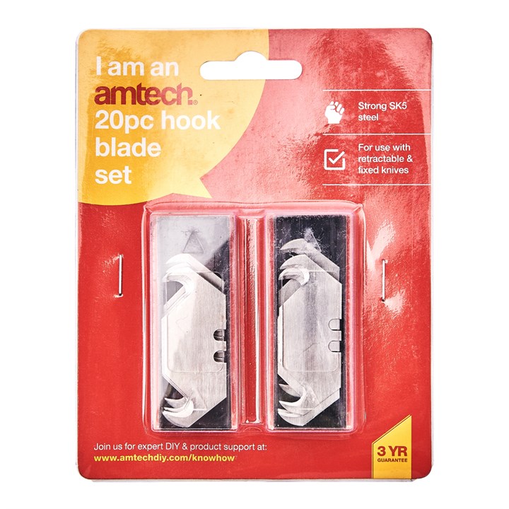 Amtech 20 Piece hook blade set S0362