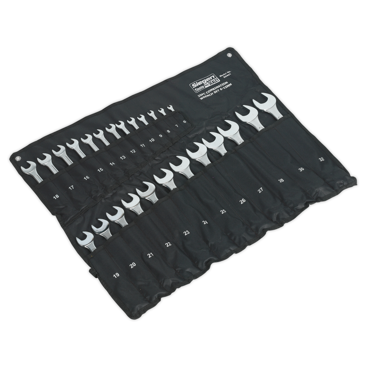 Sealey 25pc Jumbo Combination Spanner Set S0401