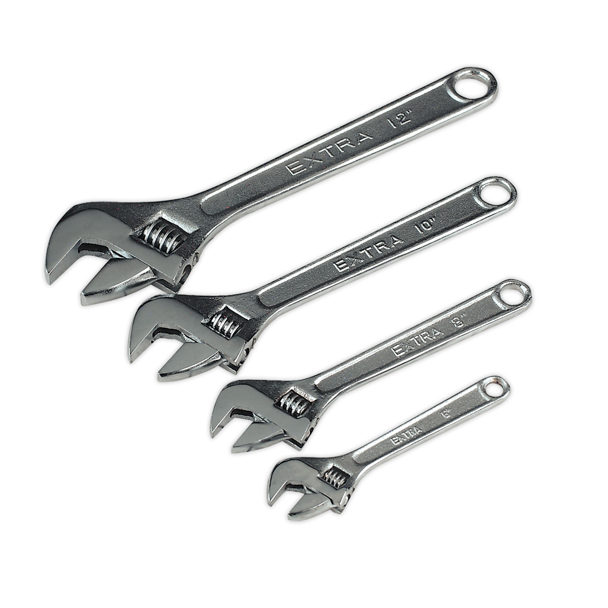 Sealey 4pc Adjustable Wrench Set S0449
