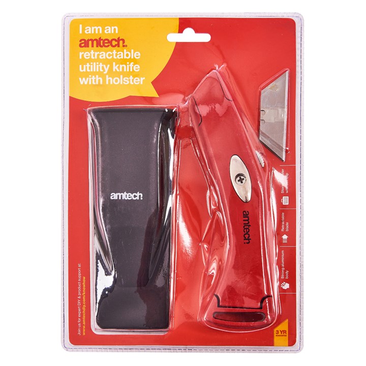 Amtech Utility knife with holster S0470