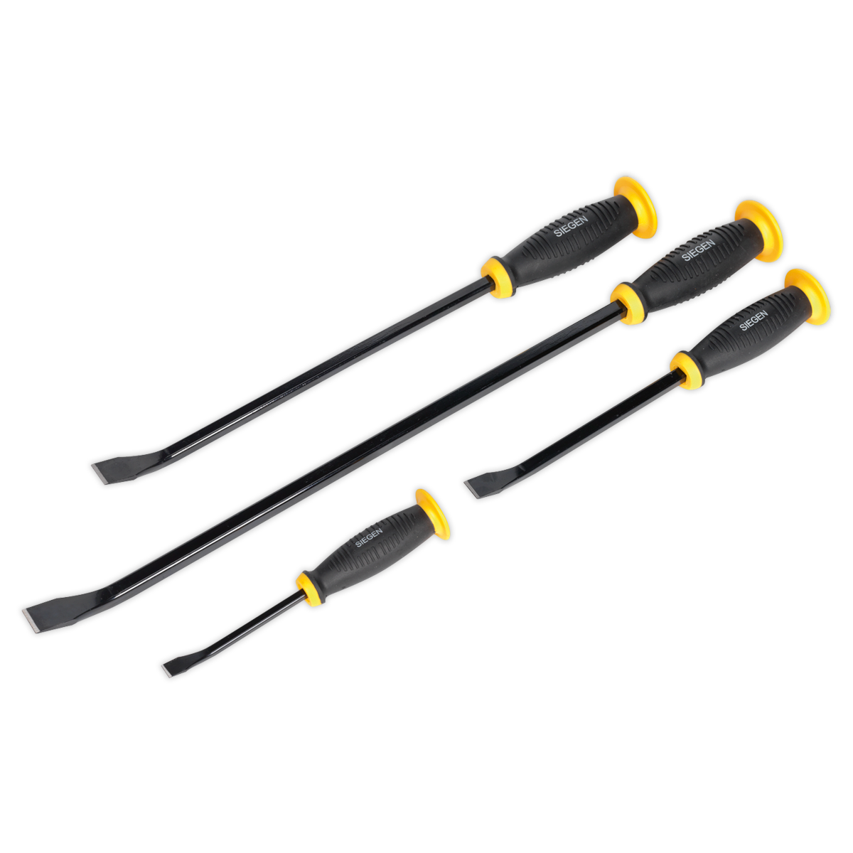 Sealey 4pc Pry Bar Set with Hammer Cap S0557