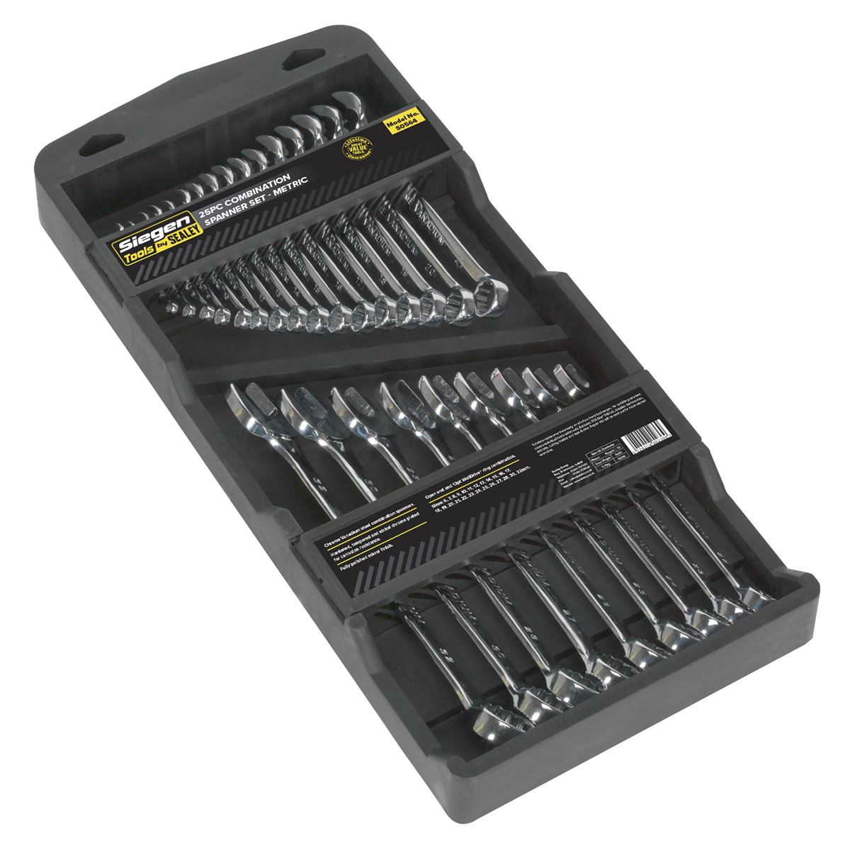 Sealey 25pc Combination Spanner Set S0564