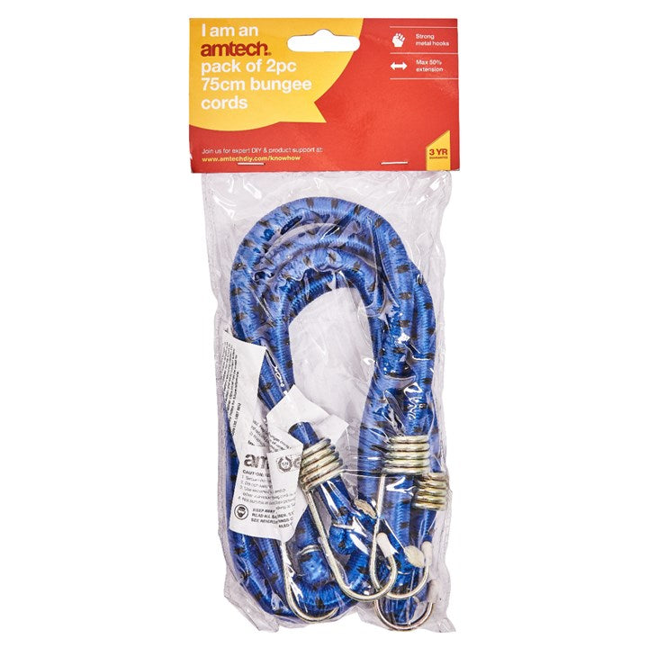 Amtech 750mm (30") Bungee cords (2 pack) S0620