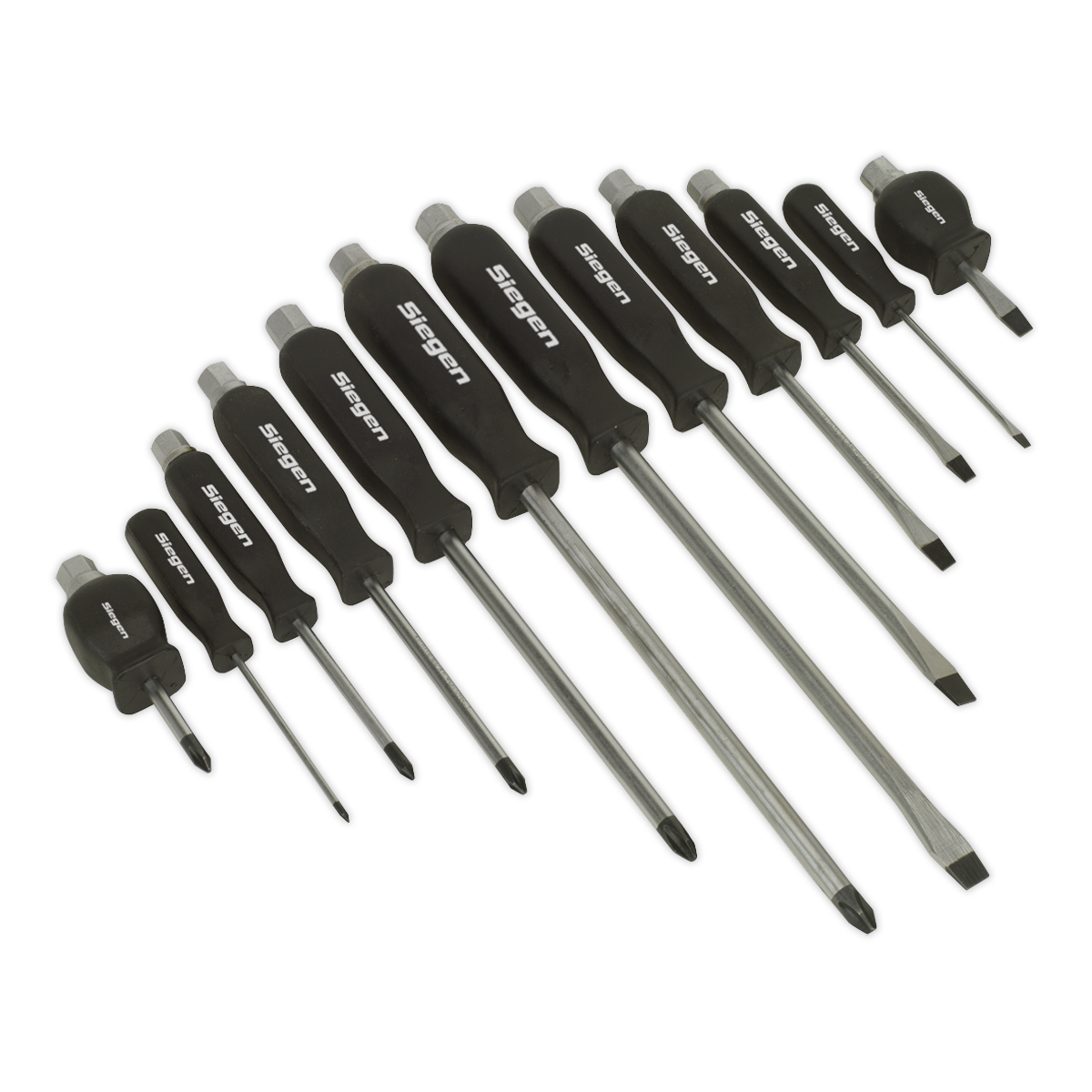 Sealey 12pc Hammer-Thru Screwdriver Set S0641