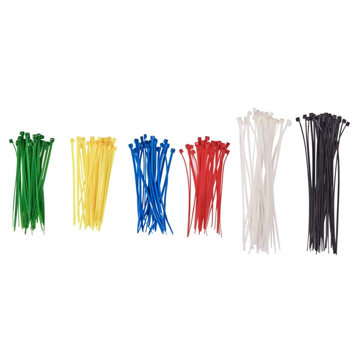 Amtech 150 Piece assorted cable tie set S0665