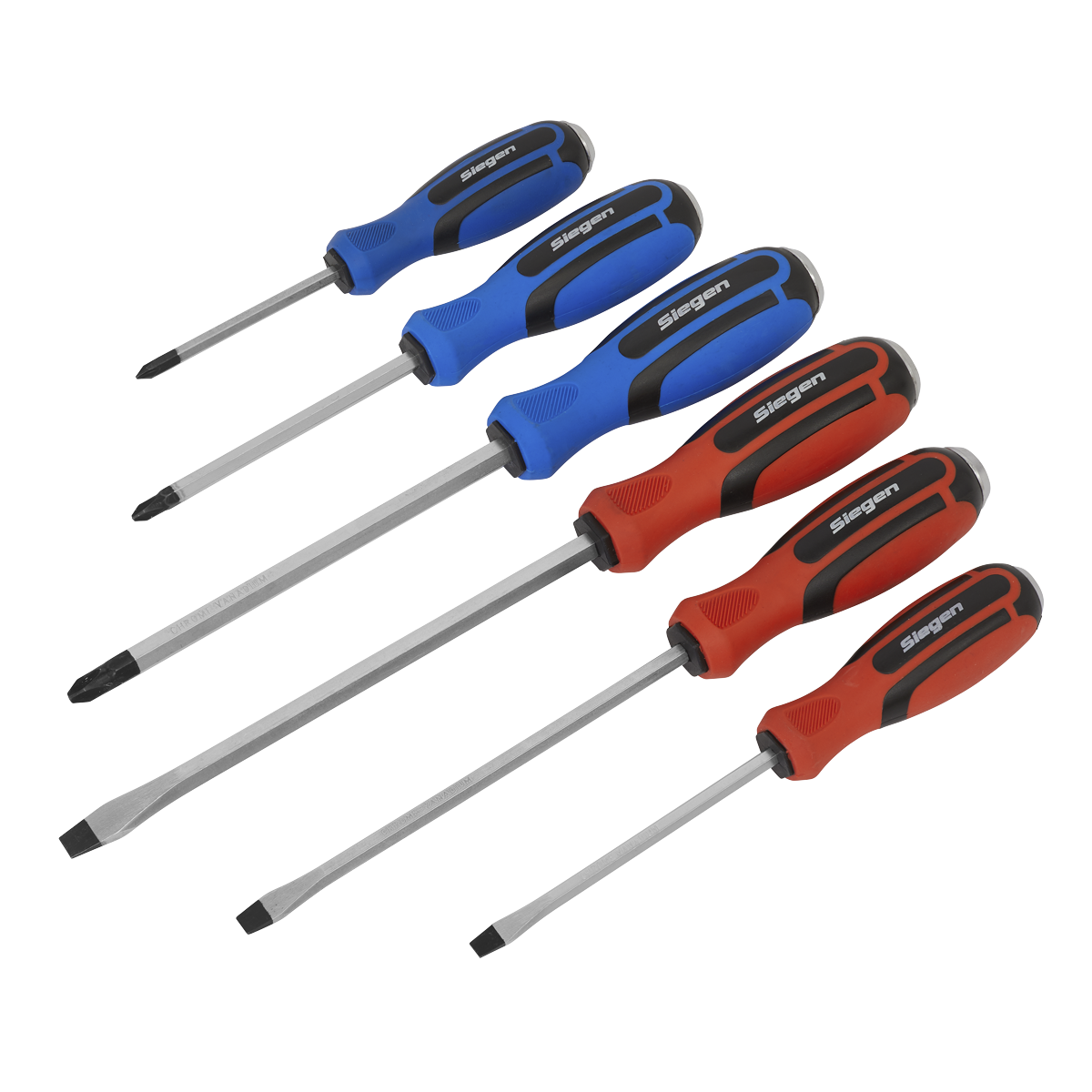Sealey 6pc Hammer-Thru Screwdriver Set S0753