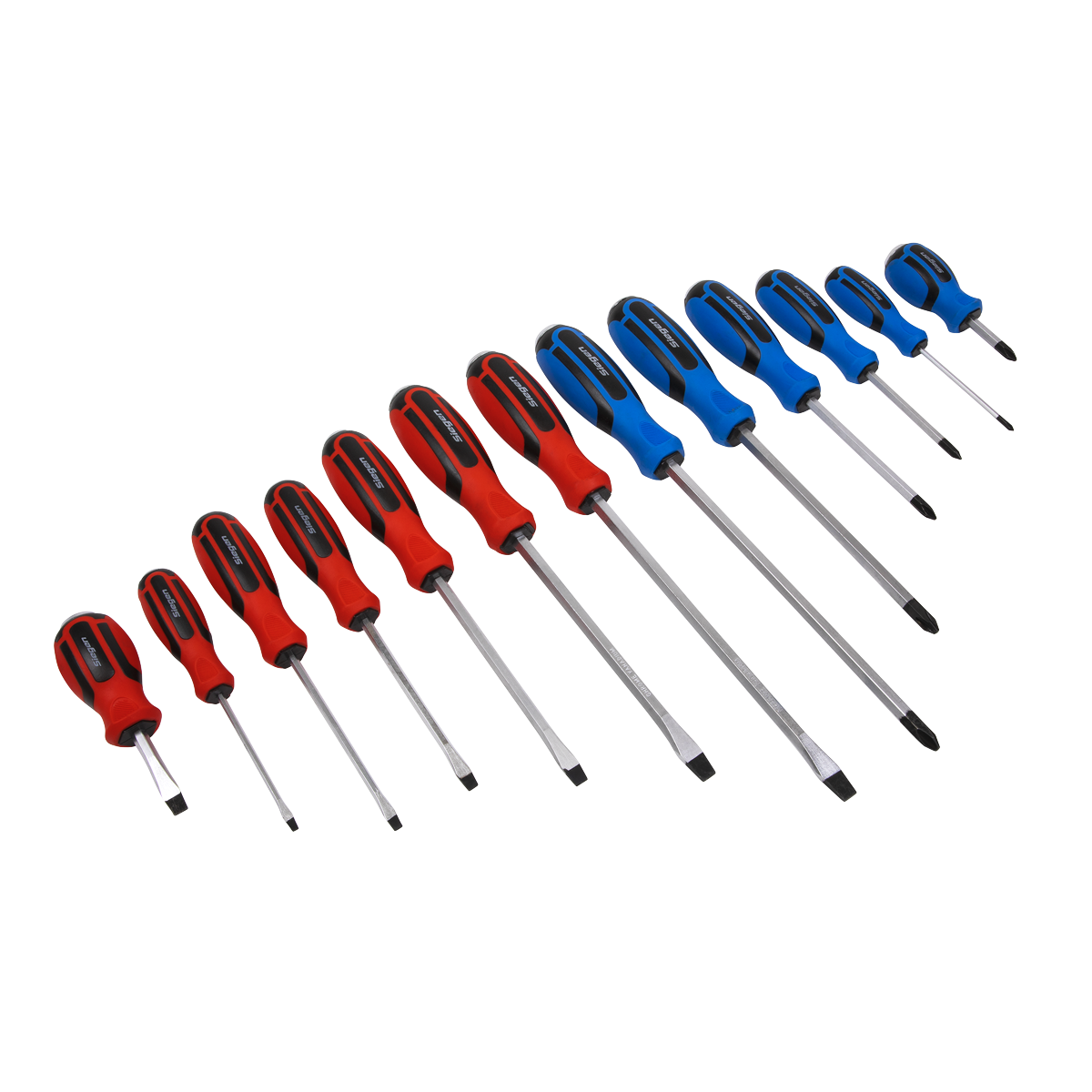Sealey 13pc Hammer-Thru Screwdriver Set S0754