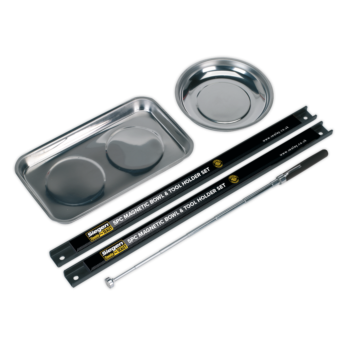 Sealey 5pc Magnetic Bowl & Tool Holder Set S0773