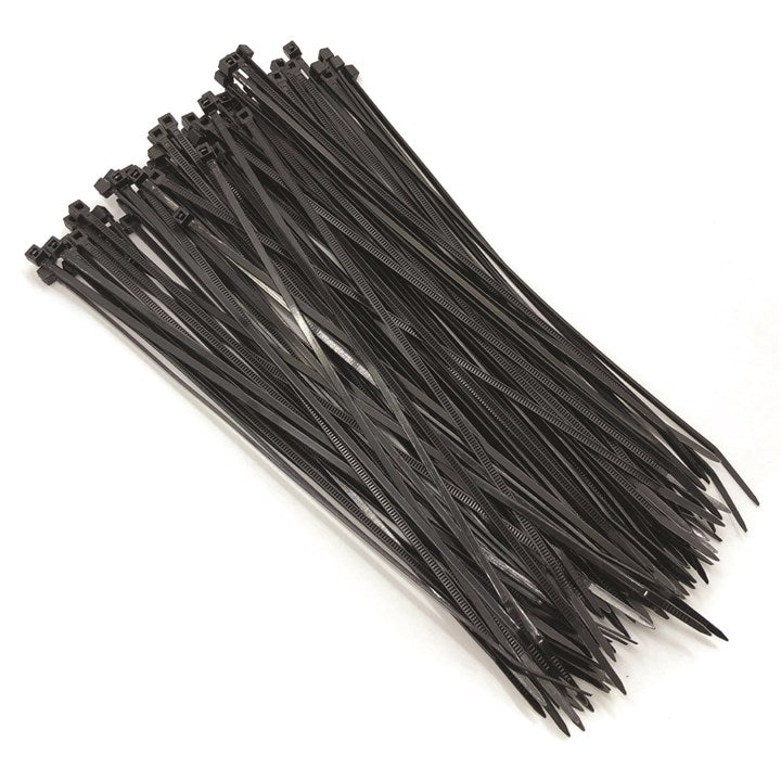 Amtech 100 Tie wraps (200mm x 2.5mm) - black S0811