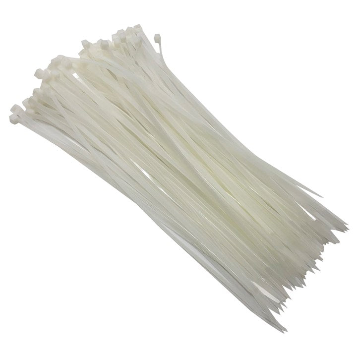 Amtech 60 Tie wraps (300mm x 4.8mm) - white S0822