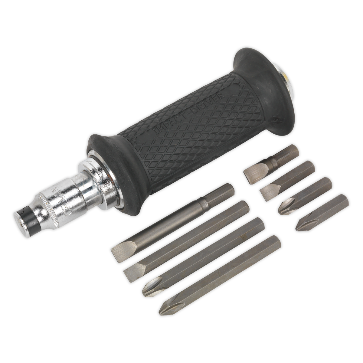 Sealey 10pc Impact Driver Set with Protection Grip S0855