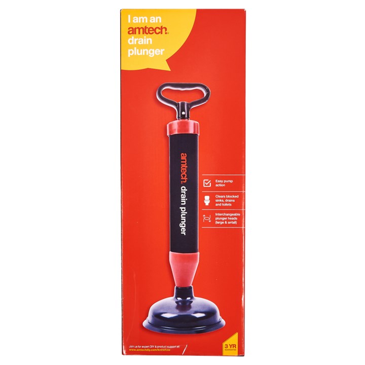 Amtech Drain plunger S1502