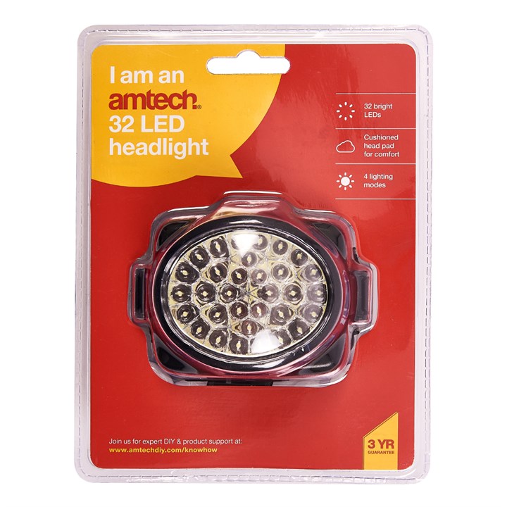 Amtech 32 LED headlight S1511