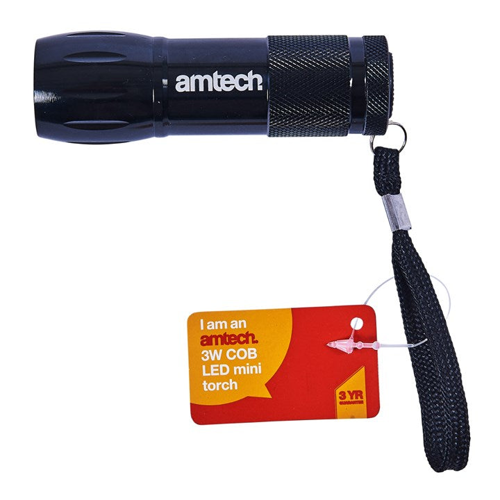 Amtech 3W LED aluminium mini torch S1656