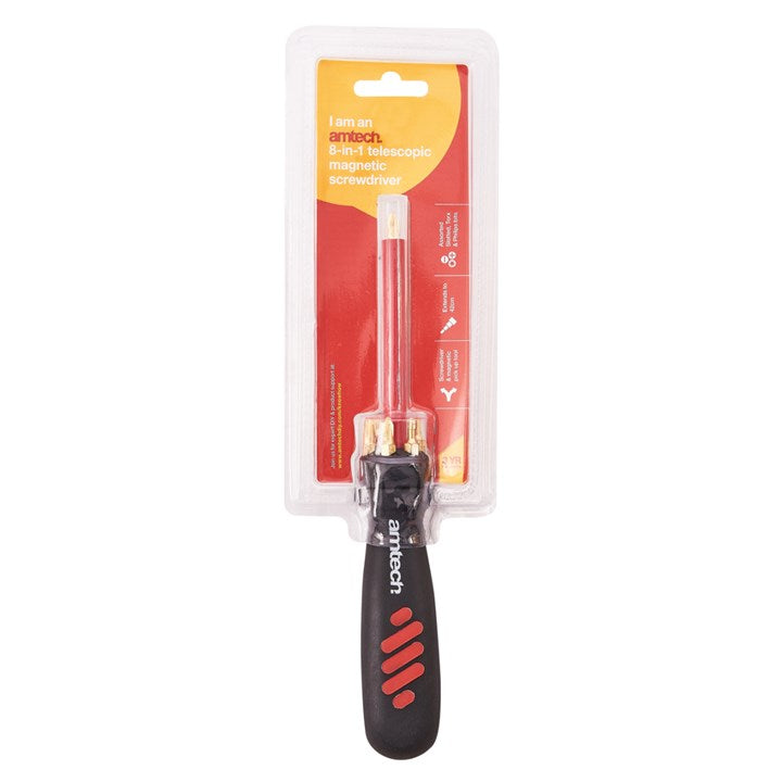 Amtech 8 Piece telescopic magnetic screwdriver set S2260