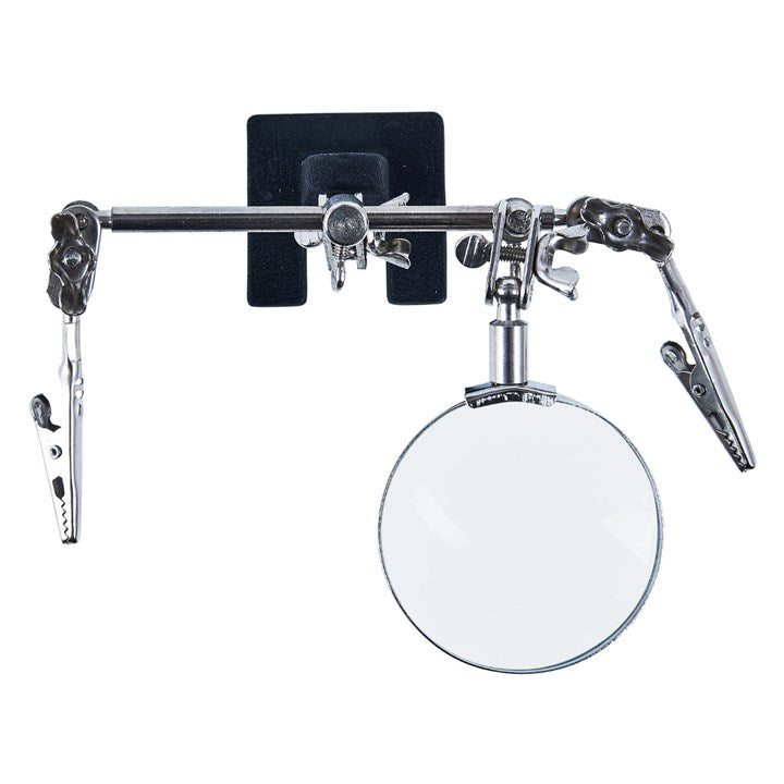 Amtech 60mm Helping hand x2 magnifying glass S2900