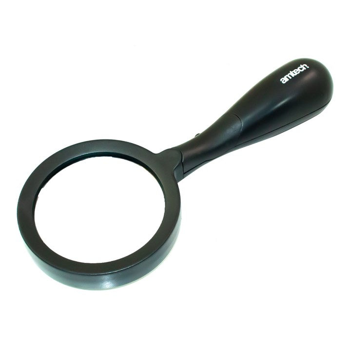Amtech 3x hand magnifier with LED S2919