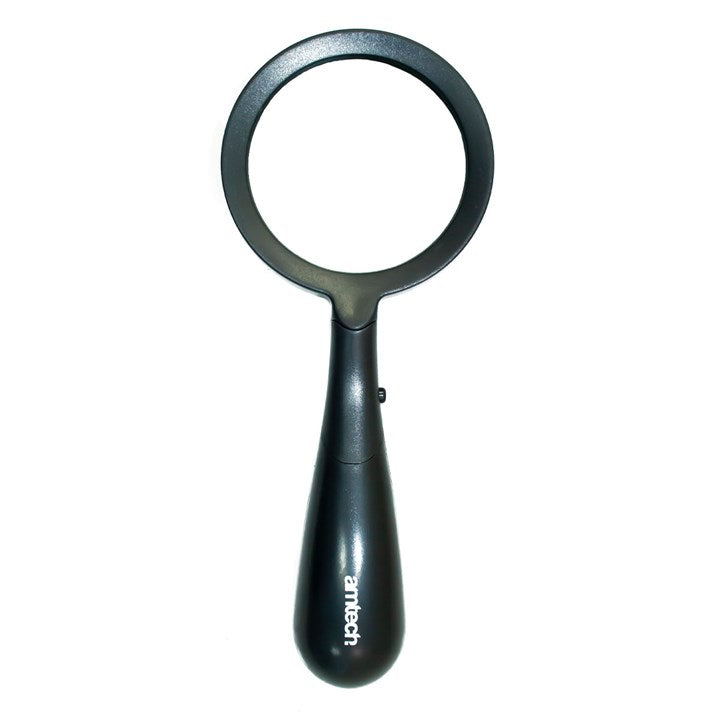 Amtech 3x hand magnifier with LED S2919