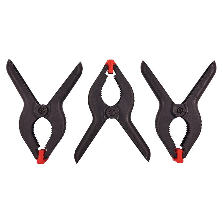 Amtech 3 Piece 150mm (6") plastic clamp set S2955