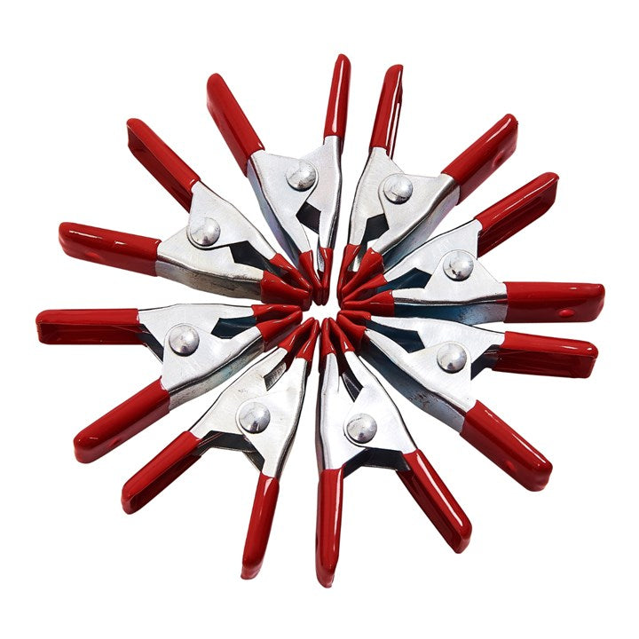 Amtech 8 Piece 50mm metal spring clamp set S2972