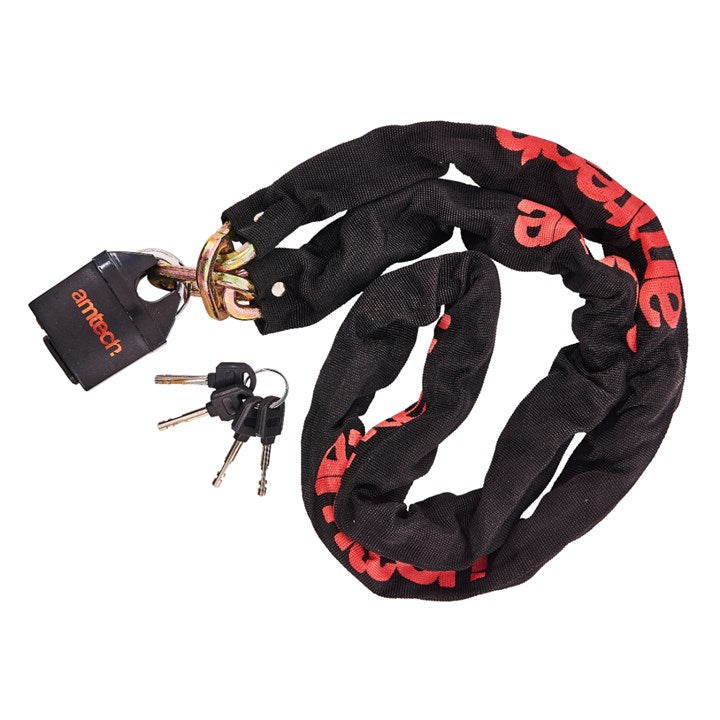 Amtech 180cm (72") Sleeved chain lock with square links S3280