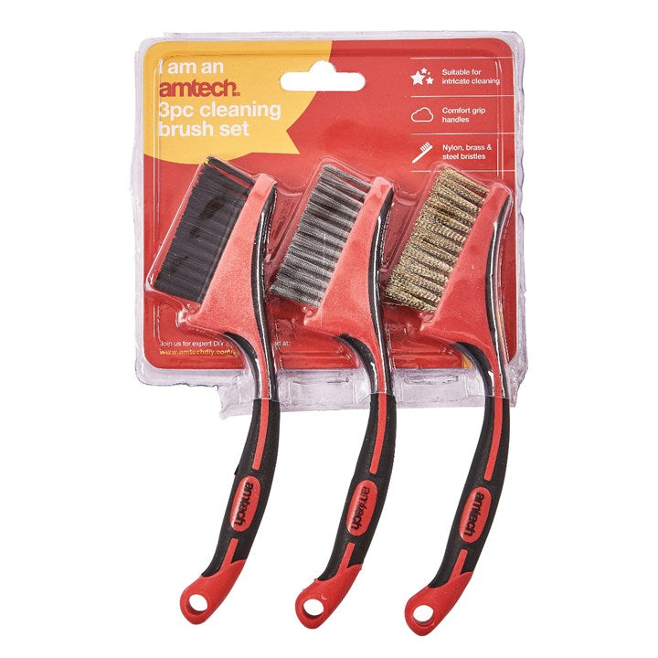 Amtech 3 Piece brush set S3545