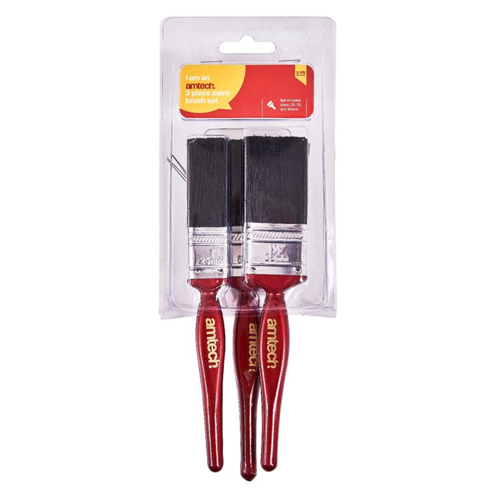 Amtech 3 Piece paint brush set S3946