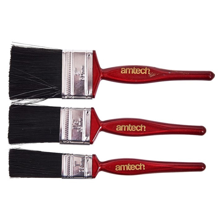 Amtech 3 Piece paint brush set S3946