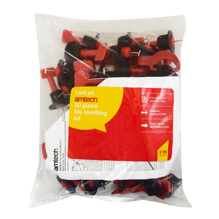Amtech 50 Piece tile levelling kit S4465