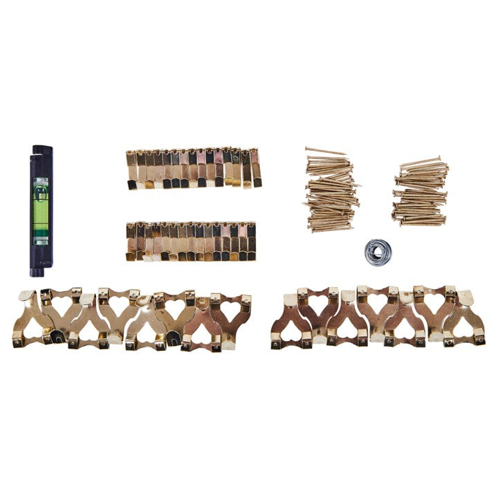 Amtech 117 Piece picture hanging kit S5165