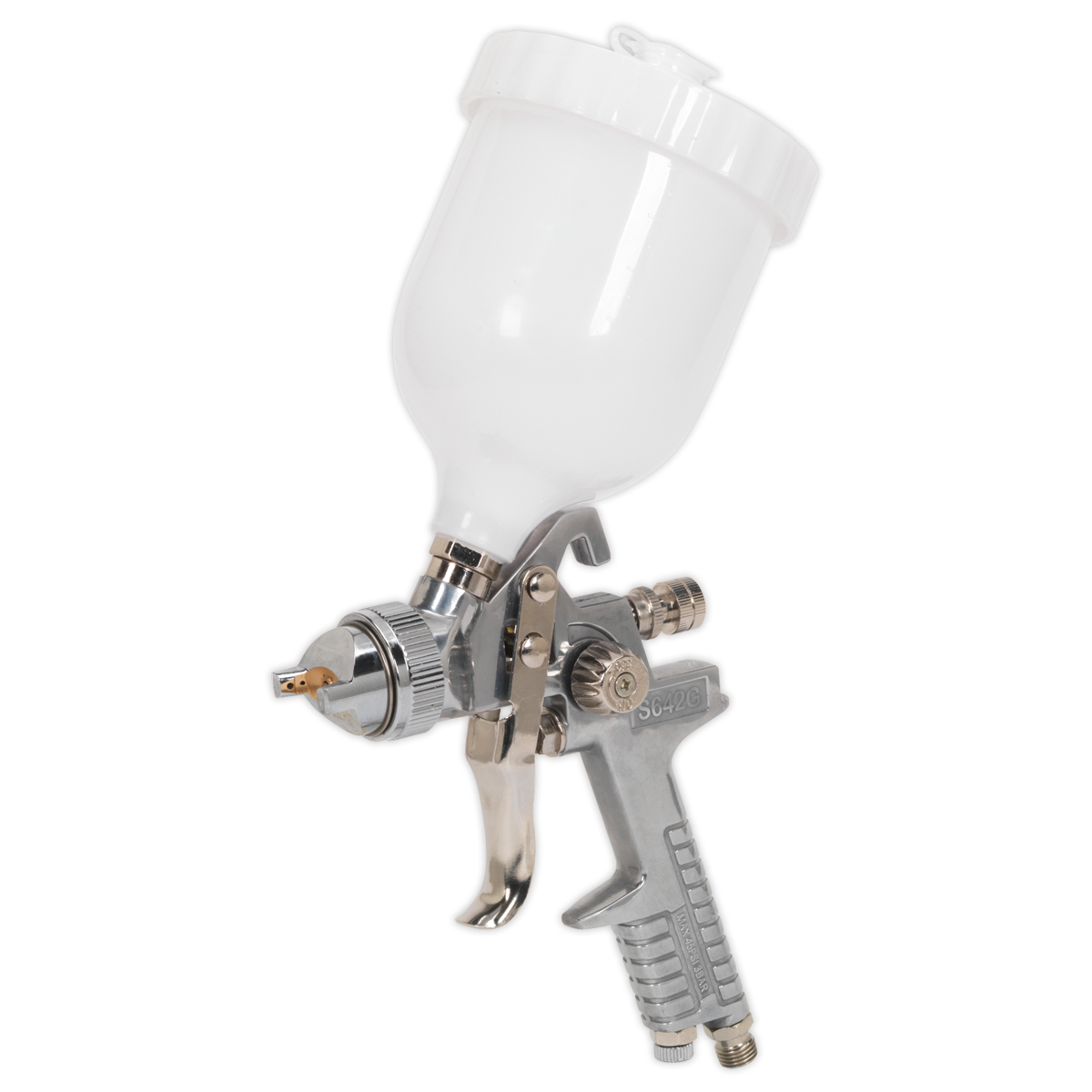 Sealey General-Purpose Gravity Feed Spray Gun 1.8mm Set-Up S642G
