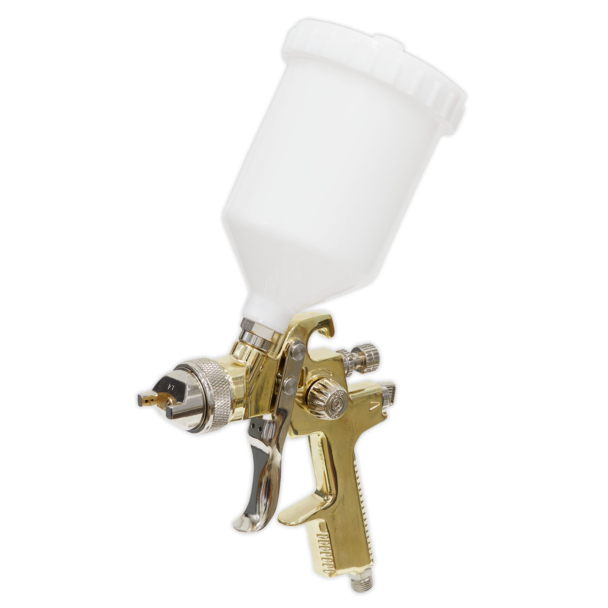 Sealey Gold Series Gravity Feed Spray Gun 1.4mm Set-Up S701G