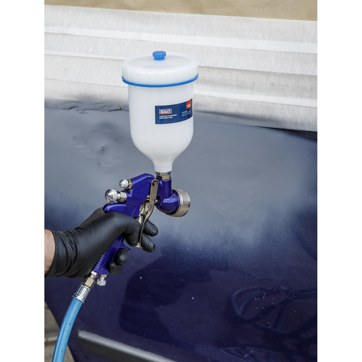 Sealey 1.3mm Set-Up Gravity Feed Spray Gun S713G